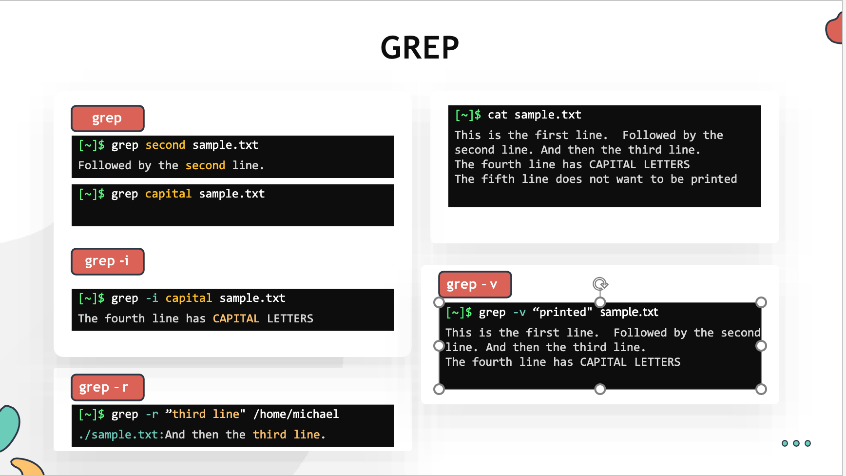 grep